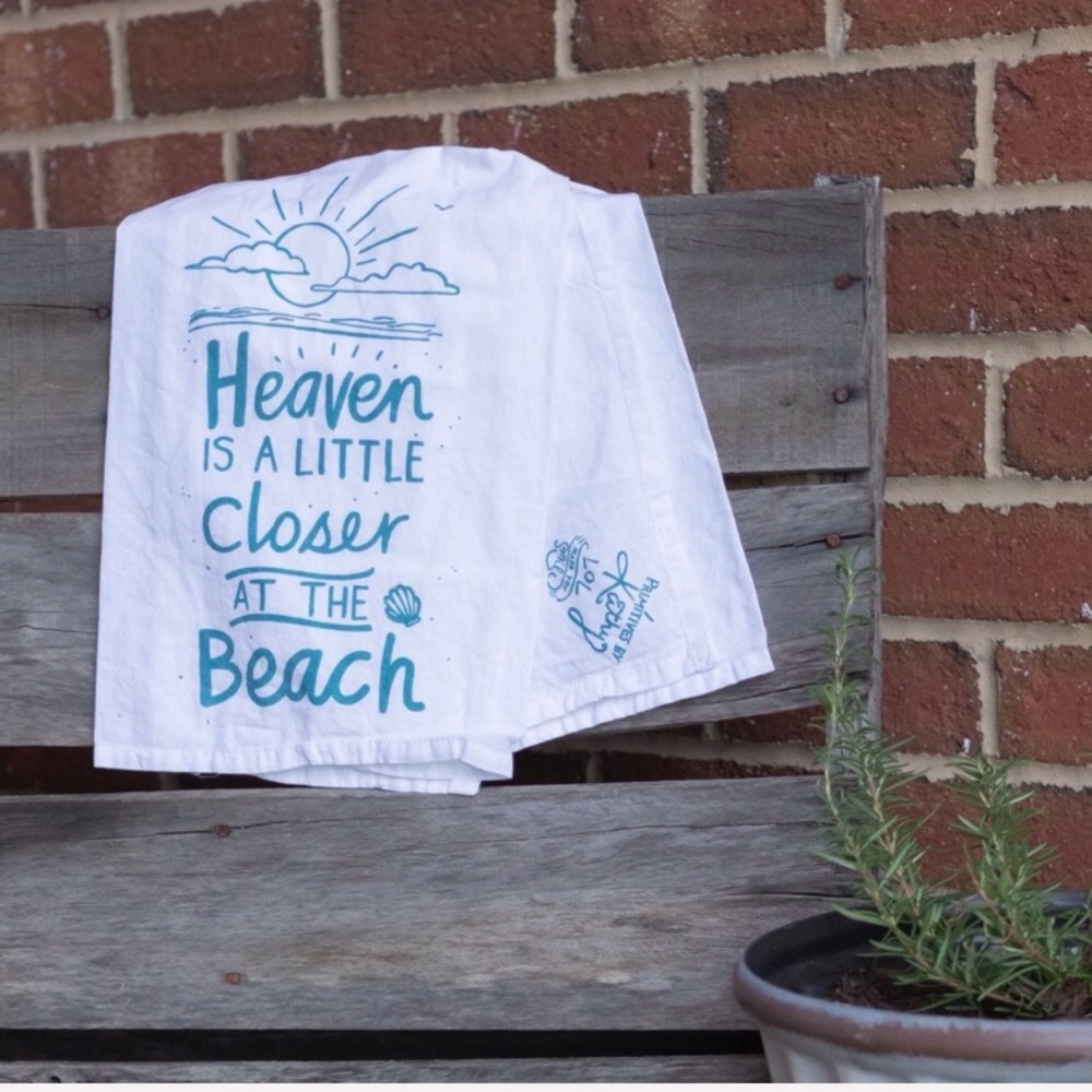 Dish Towel Heaven Is a Little Closer Beach - Picture 3 of 5